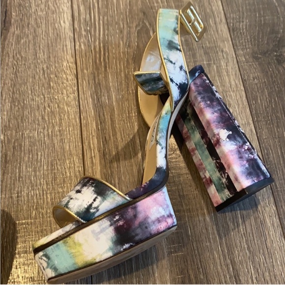 Jimmy Choo Jax Tie-dye platform sandal - Picture 3 of 5